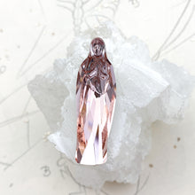 Load image into Gallery viewer, 40x12.5mm Vintage Rose Our Lady Guadeloupe Fancy Stone
