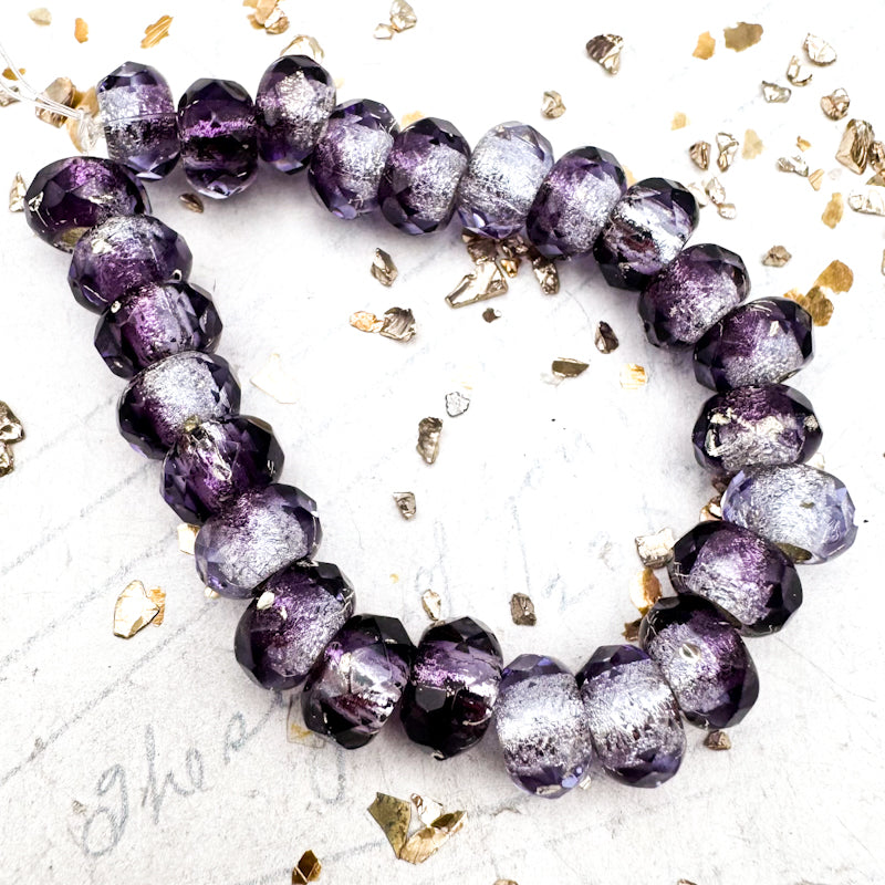 Pre-Order Purple Mermaid Roller Bead Strand
