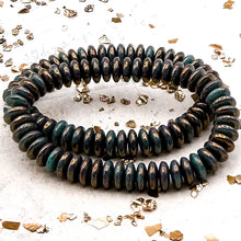 Load image into Gallery viewer, Pre-Order 6mm Disc Tiffany Green with Gold Luster
