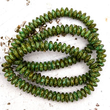 Load image into Gallery viewer, Pre-Order 6mm Disc Sea Green with Picasso Finish
