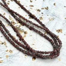 Load image into Gallery viewer, Pre-Order Rustic Faceted Rustic Diamond Bead Strand
