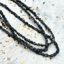 Load image into Gallery viewer, Pre-Order Deep Sapphire Faceted Rustic Diamond Bead Strand
