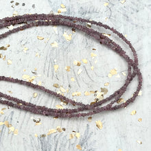 Load image into Gallery viewer, Orchid Faceted Rustic Diamond Bead Strand
