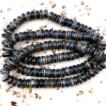 Load image into Gallery viewer, Pre-Order 3x6 Heishi Black and Beige with AB Finish
