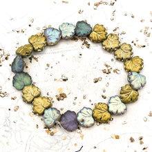 Load image into Gallery viewer, 10x13mm Maple Leaf Transparent Glass with Matte, AB, and Gold Finishes
