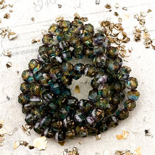 Load image into Gallery viewer, Pre-Order 4mm Cathedral Sky Blue, Yellow, and White with Bronze Finish
