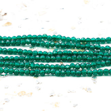 Load image into Gallery viewer, Lucky Green Tiny Crystal Bead Strand
