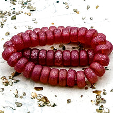 Load image into Gallery viewer, Pre-Order 4x8 Heishi Pink with Metallic Pink Wash
