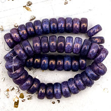 Load image into Gallery viewer, 4x8 Heishi Thistle with Gold Finish
