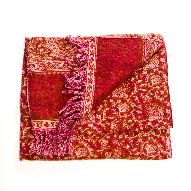 Red and Magenta Scarf