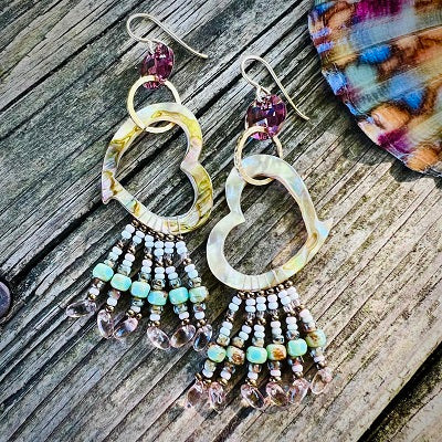 Mermaid Fringe Earrings
