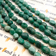 Load image into Gallery viewer, 5x7mm Emerald Oval Gemstone Bead Strand - Tucson Find
