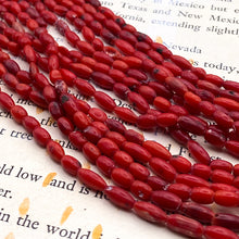 Load image into Gallery viewer, Weathered Red Rice Bead Strand
