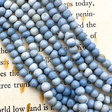 Load image into Gallery viewer, Light Blue Opal Rondelle Gemstone Strand
