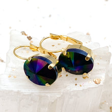 Load image into Gallery viewer, Dark Rainbow Crystal Earring Kit
