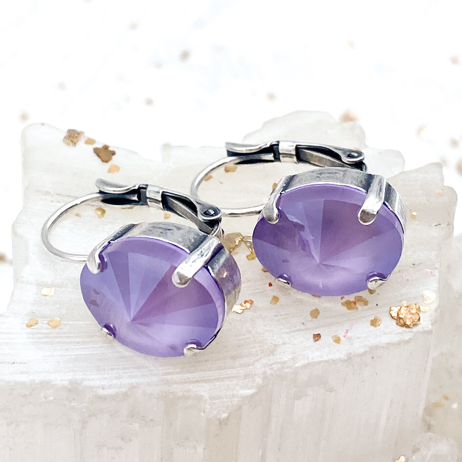 Light Lavender Crystal Earring Kit