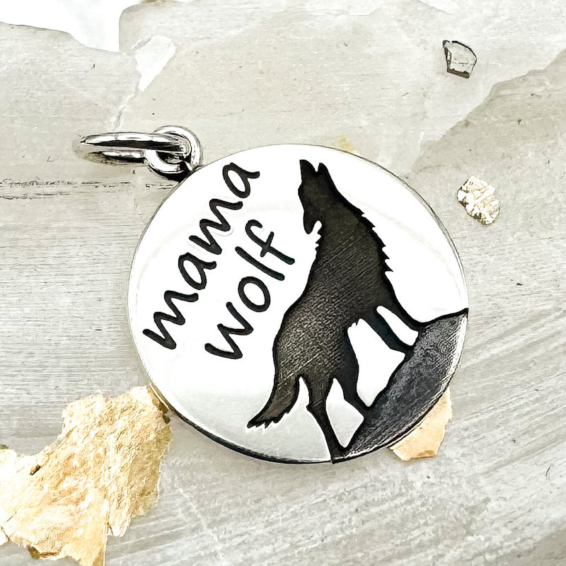 Discontinued - Mama Wolf Charm