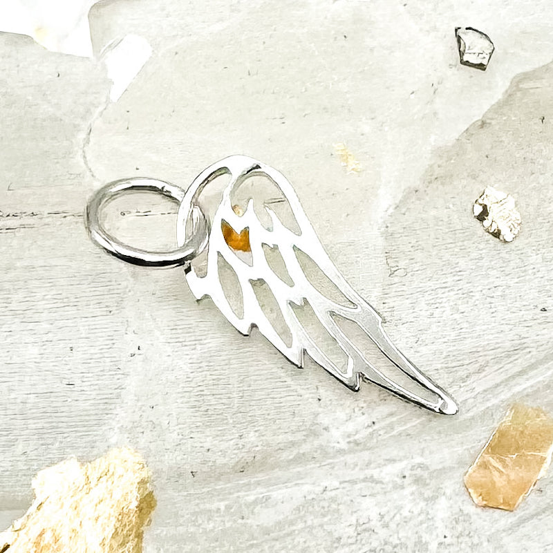 Sterling Silver Little Wing Charm