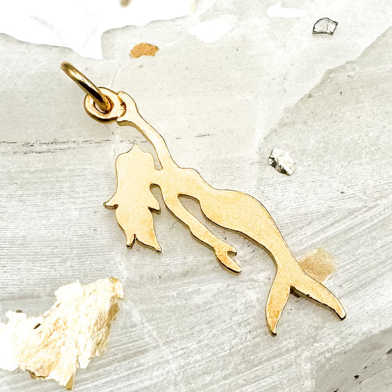 Discontinued! - 24K Gold Swimming Mermaid