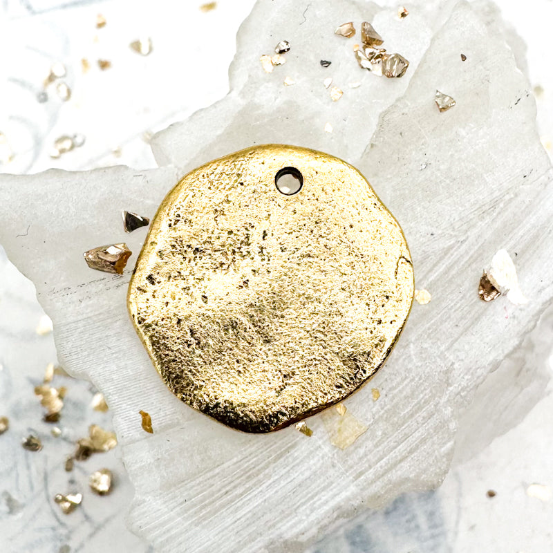Antique Gold Organic Charm