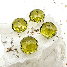 Load image into Gallery viewer, Khaki Premium Austrian Crystal Briolette Bead Set - 4pcs
