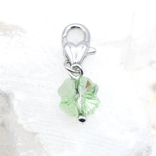 Load image into Gallery viewer, Little Premium Austrian Crystal Clover Charm
