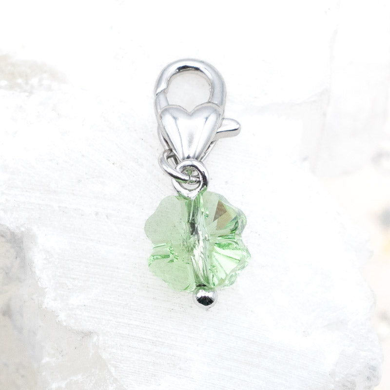 Little Premium Austrian Crystal Clover Charm