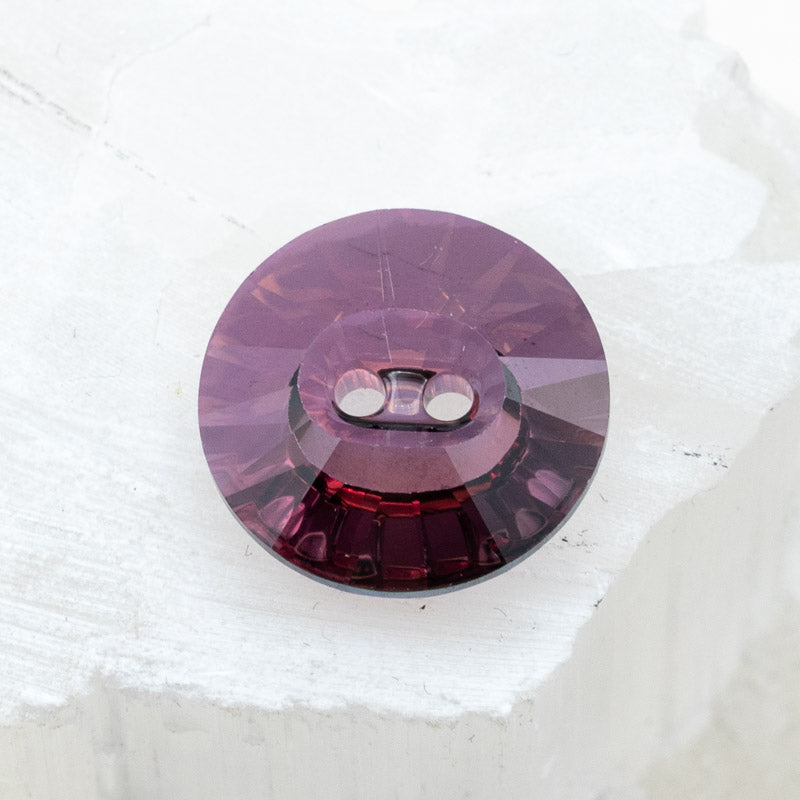 16mm Lilac Shadow Premium Crystal Rivoli Button