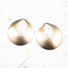 Load image into Gallery viewer, 42mm Out in Style Solid Brass Hoop Pendant Pair
