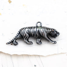 Load image into Gallery viewer, Vintage Acrylic Tiger Charm
