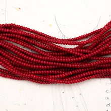 Load image into Gallery viewer, Little Pop of Red Gemstone Bead Strand
