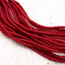 Load image into Gallery viewer, Little Pop of Red Gemstone Bead Strand

