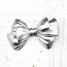 Load image into Gallery viewer, Silver Bow Pin
