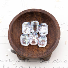 Load image into Gallery viewer, 10x7mm White Patina Premium Crystal Pendulum Bead Set - 6 Pcs
