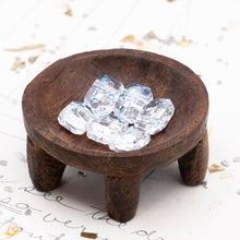 Load image into Gallery viewer, 10x7mm White Patina Premium Crystal Pendulum Bead Set - 6 Pcs
