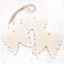 Load image into Gallery viewer, Wooden Angel Wings - 3pcs
