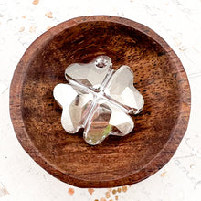 Load image into Gallery viewer, 24mm Silver Shade 4-Leaf Clover Premium Austrian Crystal Pendant
