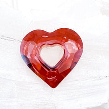 Load image into Gallery viewer, 17mm Red Magma Miss U Heart Premium Crystal Pendant
