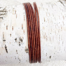 Load image into Gallery viewer, 1.5mm Natural Red Brown Round Leather Cord
