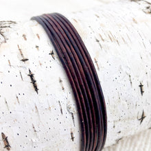 Load image into Gallery viewer, 1.5mm Natural Antique Brown Round Leather Cord
