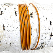 Load image into Gallery viewer, 1.5mm Marigold Round Leather Cord
