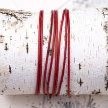 Load image into Gallery viewer, 1.5mm Natural Red Round Leather Cord
