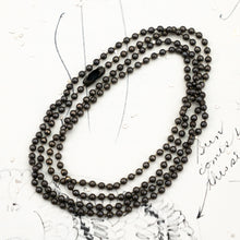 Load image into Gallery viewer, Brass Ox Ball Chain Finished Necklace
