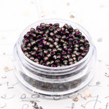 Load image into Gallery viewer, 11/0 Raspberry Lined Olivine Round Seed Beads
