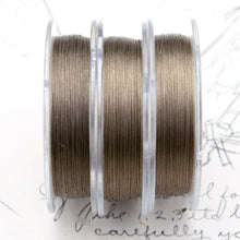 Load image into Gallery viewer, Sand Ash One-G Beading Thread - 125 Yard Spool
