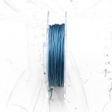 Load image into Gallery viewer, Denim Blue .5mm Chinese Knotting Cord -  10 Yard Bobbin
