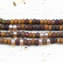 Load image into Gallery viewer, 6/0 Dark Rustic Honey Mixed Seed Bead Strand
