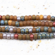 Load image into Gallery viewer, 2/0 Rustic Mardi Gras Mixed Seed Bead Strand
