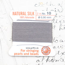Load image into Gallery viewer, Gray All Day #10 Silk Cord with Needle
