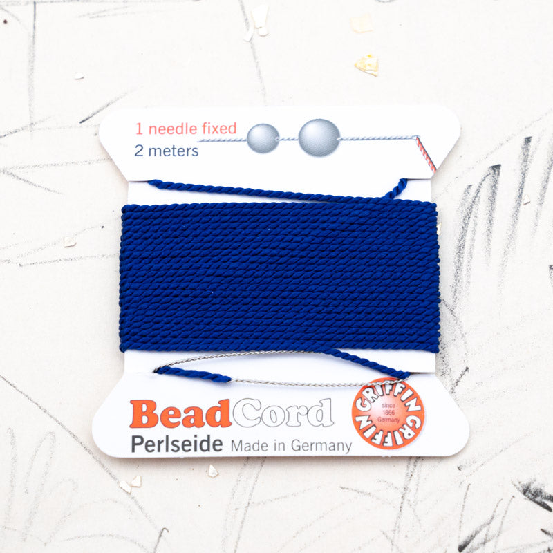 Dark Blue #10 Silk Cord with Needle
